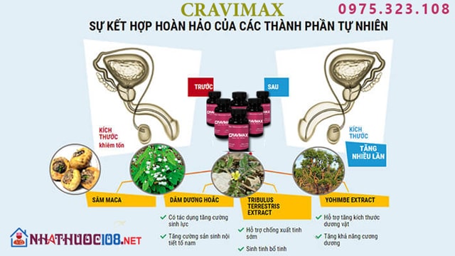 thành phần cravimax usa