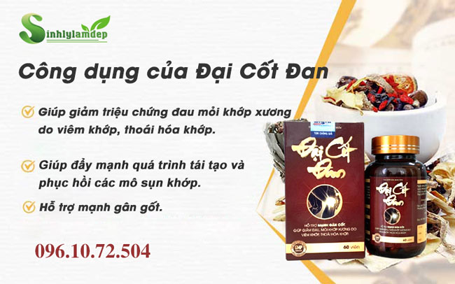công dụng của đại cốt đan