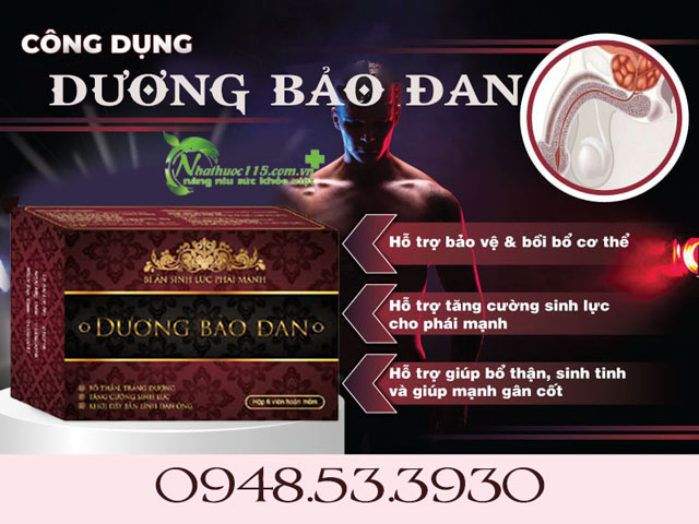 công dụng dương bảo đan