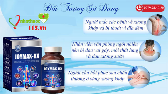 đối tượng sử dụng joymax rx
