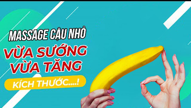 Massage làm to dương vật