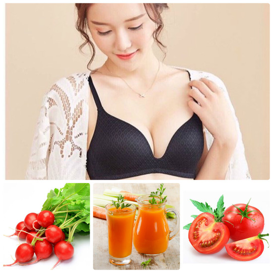 Nước ép cà chua thức uống giúp tăng vòng 1