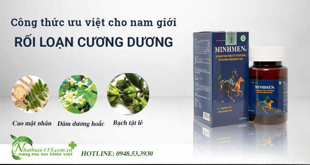 Minhmen - Giải pháp tăng cường sinh lý BỔ THẬN – CƯỜNG DƯƠNG